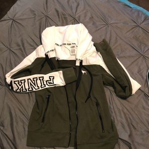 Size small PINK zip up jacket